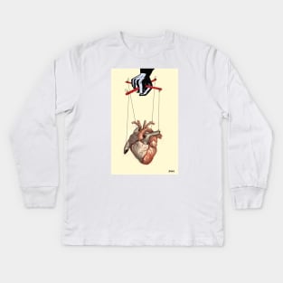 Heart manipulation 2 Kids Long Sleeve T-Shirt